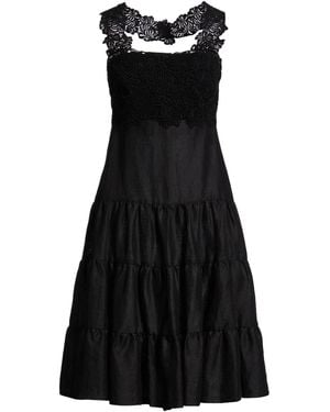 Ermanno Scervino Midi Dress - Black