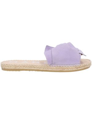 Manebí Lilac Espadrilles Leather - Purple