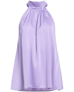 Pinko Lilac Top Polyester, Elastane - Purple