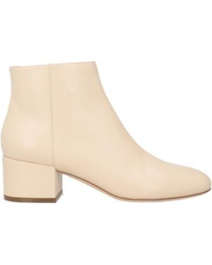Sergio Rossi Ankle Boots - Natural