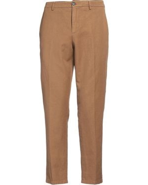 Department 5 Camel Trousers Cotton, Linen - Natural