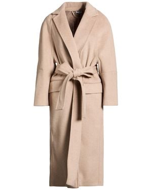 RUE DU BAC Coat Polyester, Viscose - Natural