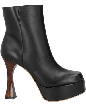 GOLD&ROUGE Ankle Boots - Black