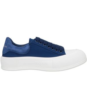 McQueen Trainers Leather, Textile Fibres - Blue