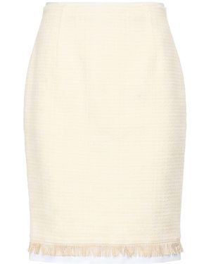 N°21 Midi Skirt Acrylic, Wool, Polyacrylic, Cotton - Natural