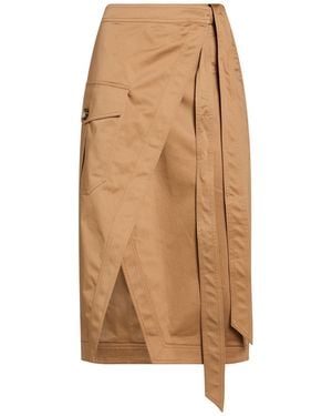 Veronica Beard Midi Skirt - Natural