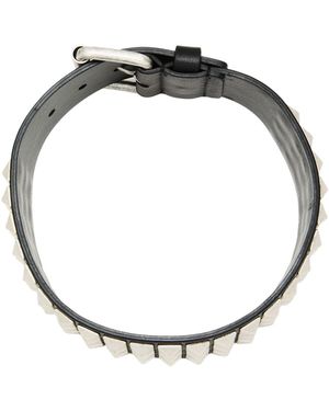 Moschino Necklace Leather - Metallic