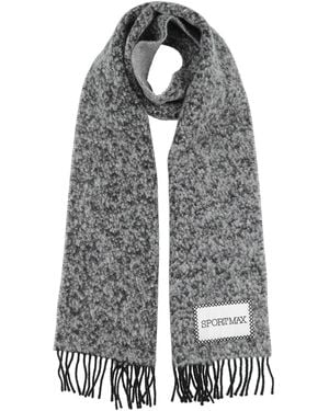 Sportmax Scarf Wool, Alpaca Wool, Polyamide - Gray
