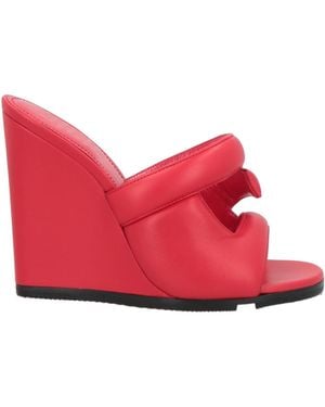 Givenchy Sandals Leather - Red