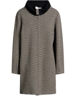 LOLA SANDRO FERRONE Coat Viscose, Polyester, Cotton, Elastic Fibers - Gray