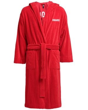 DSquared² Dressing Gown Or Bathrobe - Red