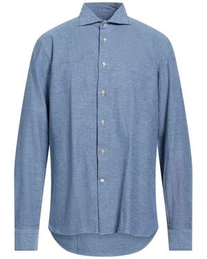 Borriello Slate Shirt Cotton - Blue