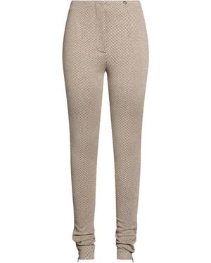 Liu Jo Pants Polyester, Viscose, Polyamide, Elastane - Natural
