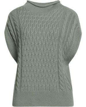Antonelli Turtleneck Virgin Wool, Silk, Cashmere - Gray