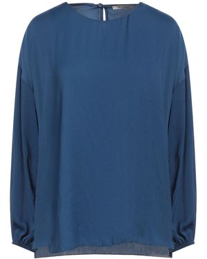 Biancoghiaccio Top Polyester, Elastane - Blue