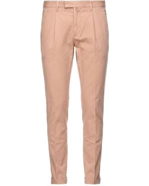 Briglia 1949 Blush Trousers Cotton, Elastane - Natural