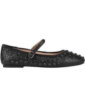 Alma En Pena. Ballet Flats - Black
