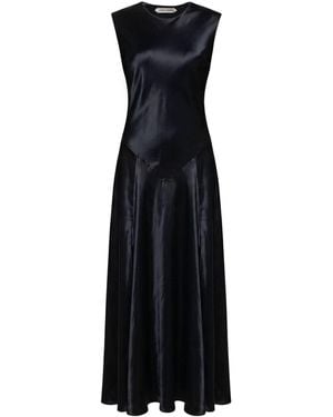 Alberta Ferretti Maxi Dress Viscose - Black