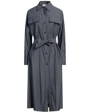 Soallure Midi Dress Cotton - Gray
