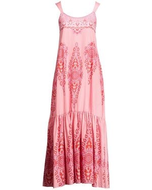 Etro Maxi Dress Cotton, Silk - Pink