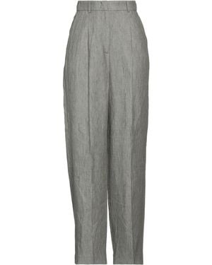 Peserico Easy Pants Linen - Gray