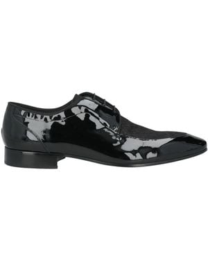 Giovanni Conti Lace-Up Shoes Leather, Textile Fibres - Black