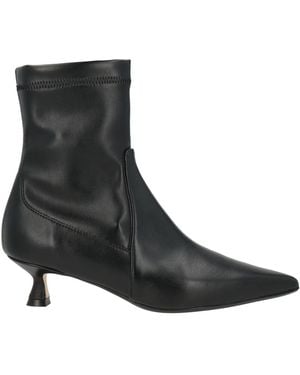 Anna F. Ankle Boots Synthetic Fibers - Black