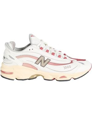 New Balance 1000 Trainers Leather, Textile Fibres - White