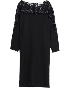 Blugirl Blumarine Midi Dress Polyamide, Polyester, Viscose, Elastane - Black