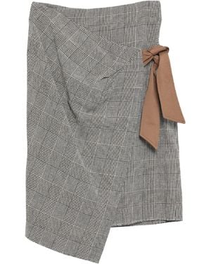 Manila Grace Midi Skirt - Gray