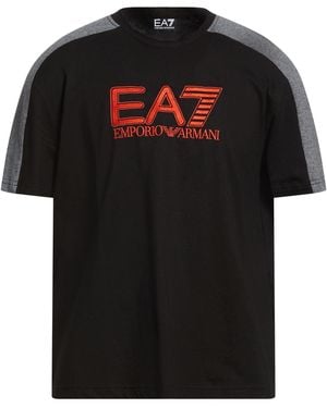 EA7 T-Shirts - Black