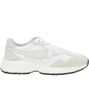 ENTERPRISE JAPAN Trainers Cow Leather, Textile Fibres - White