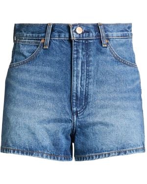 Wrangler Denim Shorts Cotton - Blue