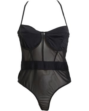 ViCOLO Bodysuit Polyester, Elastane - Black