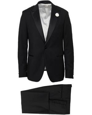 Paoloni Anzug - Schwarz