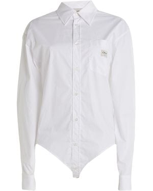 Coperni Bodysuit Cotton - White