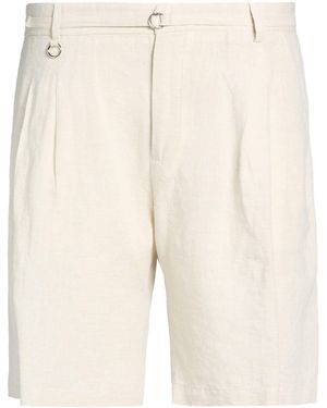 GOLDEN CRAFT 1957 Ivory Shorts & Bermuda Shorts Linen - Natural
