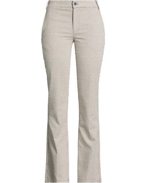 Grifoni Khaki Pants Cotton, Polyester, Viscose - Gray