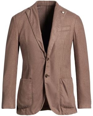 Luigi Bianchi Blazer Cashmere, Silk - Brown