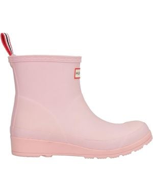 HUNTER Botines de caña alta - Rosa