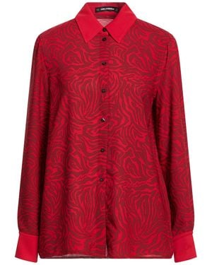 KARL LAGERFELD Shirts - Red