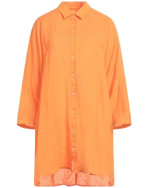 120% Lino Shirt - Orange