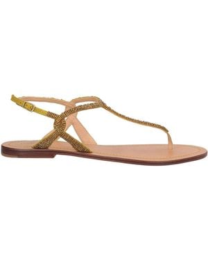 Maliparmi Thong Sandal Leather - Natural