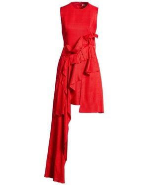 Delpozo Mini Dress Viscose - Red