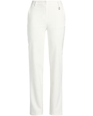 Relish Ivory Pants Polyester, Elastane - White