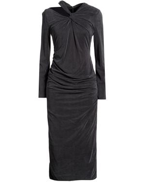 Giorgio Armani Midi Dress Cupro, Elastane - Black