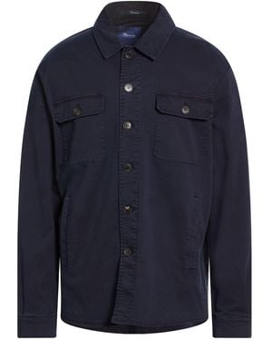Drumohr Jacket Cotton, Elastane - Blue