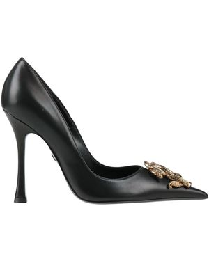 Roberto Cavalli Court Shoes Leather - Black