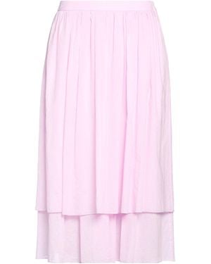 Peserico Easy Midi Skirt Cotton - Pink