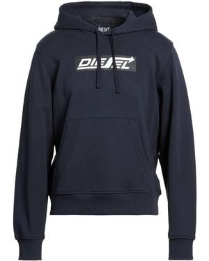 DIESEL Midnight Sweatshirt Cotton, Elastane - Blue